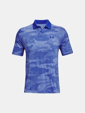 Under Armour playoff polo jacquard camo print size Large